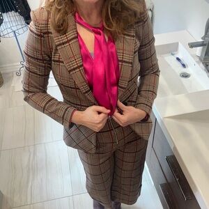 Pinko plaid blazer